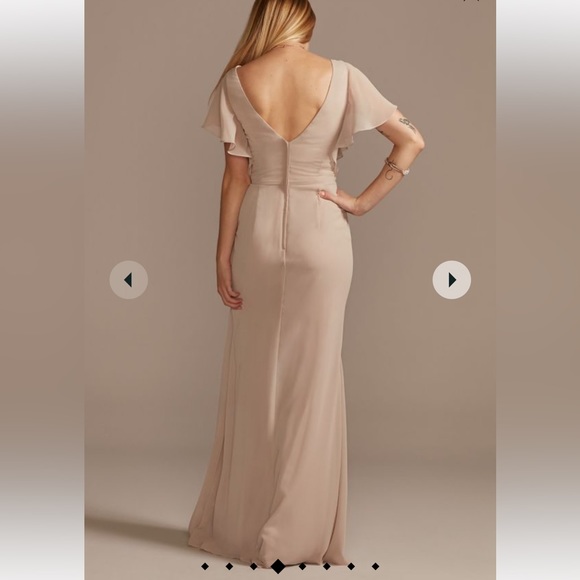 David’s Bridal Lilac Bridesmaid Dress - Picture 4 of 7